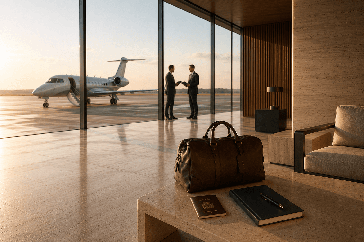 Corporate interior with natural light — strategic clarity