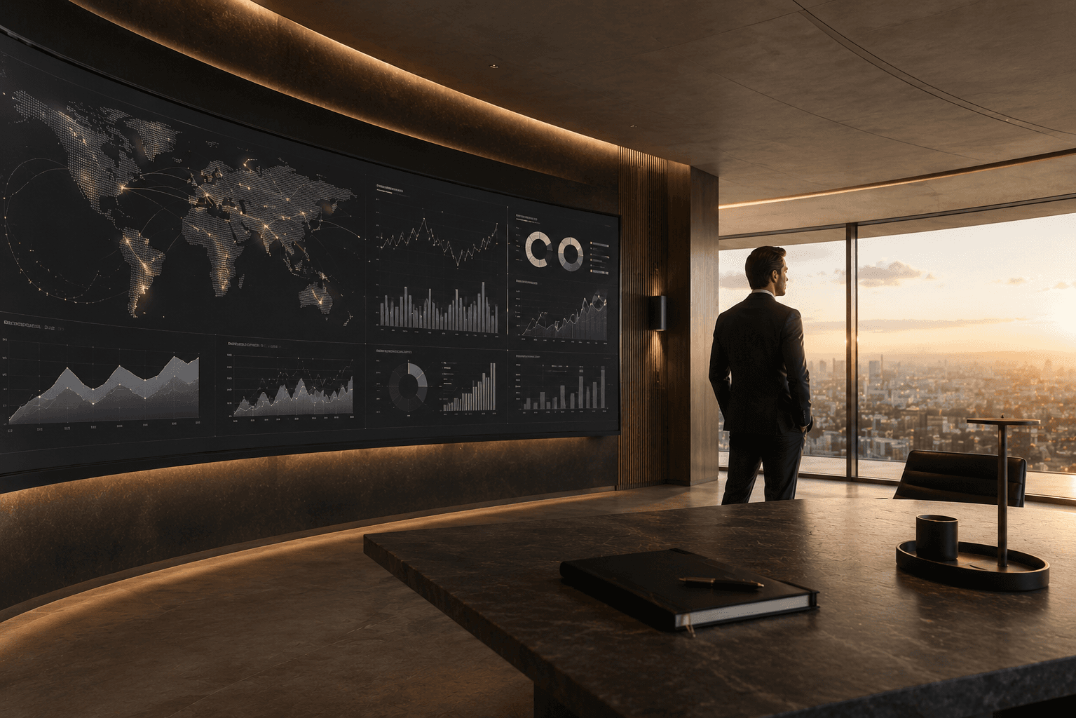 Contemporary glass tower — growth and market presence